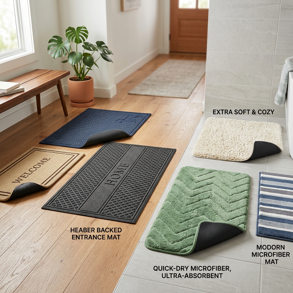 Anti-Slip Door Mat – Entrance Bathroom and Room