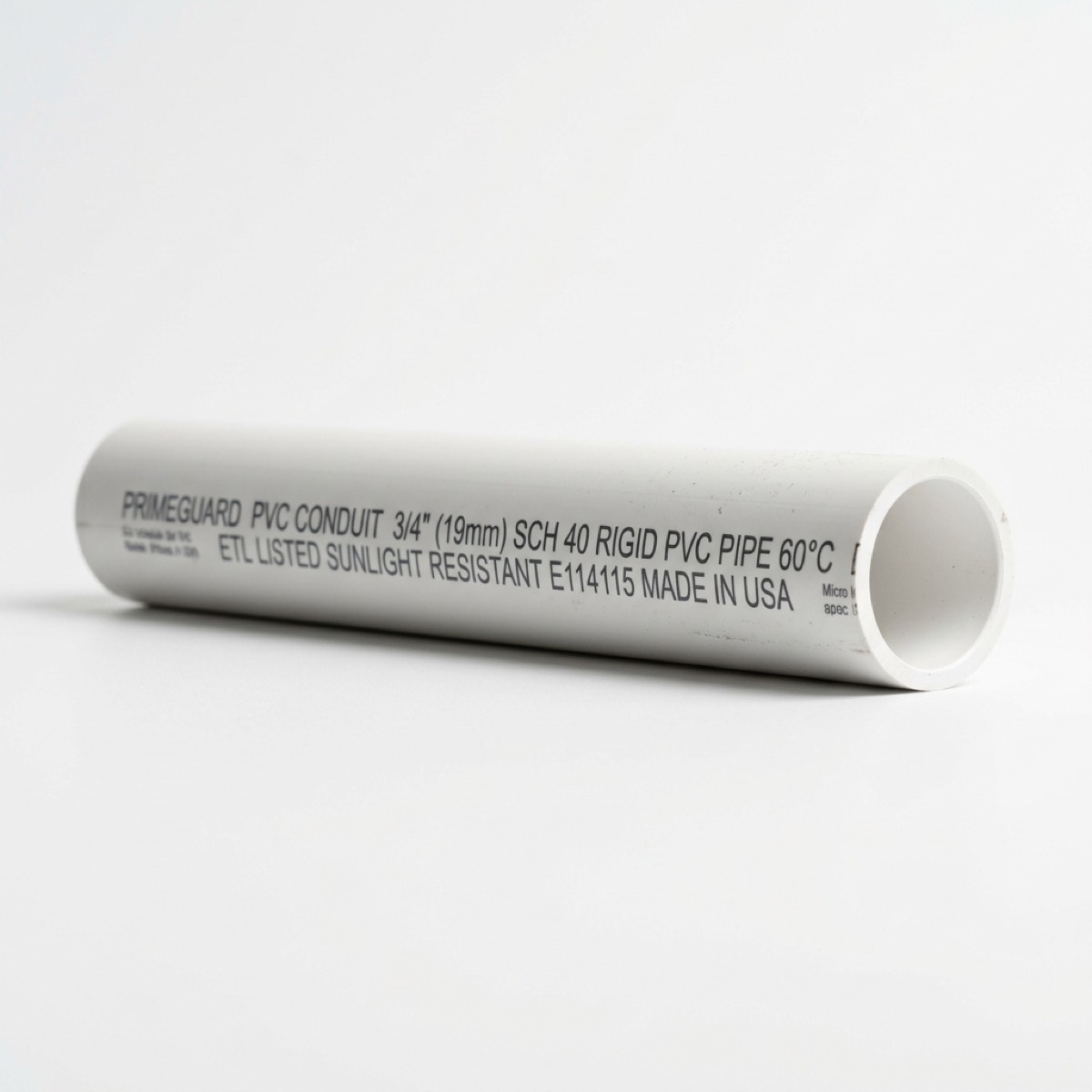 Electrical PVC pipe and fittings